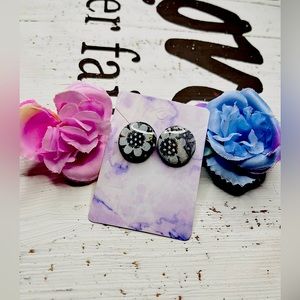 Polymer clay earrings